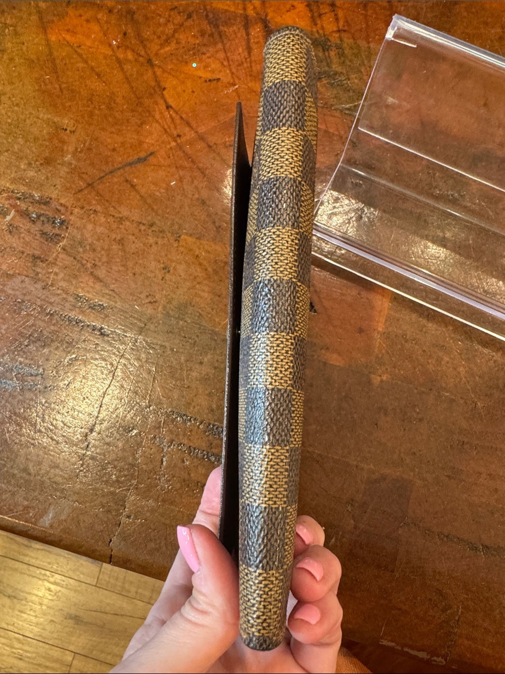 Louis Vuitton Brown Damier Ebene Canvas Long Wallet - Picture 8 of 15